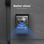 Video Door Bell WiFi Phone Intercom System with Monitor Doorbell Camera Wireles