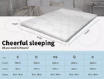 Dreamz Cool Gel Memory Foam Mattres Topper 5/8cm Bamboo Cover Double King Queen