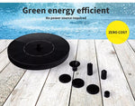 Solar Fountain Powered Water Power Floating Kit Garden Pond Pool Bird Outdoor