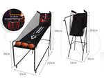 Centra Basketball Arcade Game Shooting Machine Indoor Outdoor 1 Player Scoring