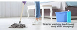 Cleanflo Spin Mop Bucket Set 360° Stainless Steel Rotating Wet Dry Microfiber