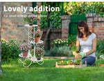 Levede Plant Stand Outdoor Indoor Metal Flower Pots Rack Corner Planter Shelf