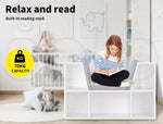 Levede Kids Bookcase Toys Box Shelf Storage Cabinet Container Reading Nook