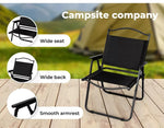 Levede 4PCS Camping Chair Folding Outdoor Portable Foldable Chairs Beach Picnic