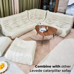 Levede Floor Chair Caterpillar Sofa Replica Lazy Recliner Leathaire Corner