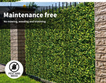 Marlow Artificial Boxwood Hedge Fence Fake Vertical Garden Green Outdoor x10