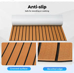 Manan Boat Flooring Eva Foam Marine Floor Matting Decking Self-adhesive 90x240cm
