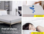 Dreamz Mattress Protector Topper Fitted Cover Waterproof Cotton Fibre Queen King