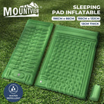 Mountview Self Inflating Mattress Sleeping Pad Camping Air Bed Mat Pillow Double