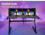 Levede Gaming Desk Office Computer Study Table Laptop Home Desktop PC 120X60CM