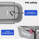 Pawz Pet Grooming Bath Tub Elevated Dog Shower Basin Foldable Adjustable Height