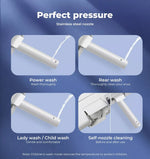 Electric Bidet Heated Toilet Seat Warm Water Spray Wash Remote Antibacterial