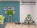 Levede Plant Stand Outdoor Indoor Metal Flower Pots Rack Corner Planter Shelf