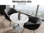 Levede Bar Table Swivel Gas Lift Counter Dining Furniture Cafe Outdoor White