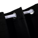 Dreamz Blockout Curtain Blackout Curtains Eyelet Room 102x213cm Black