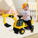 Caterpillar Liscenced Ride On Excavatorr Pretend Play Toy