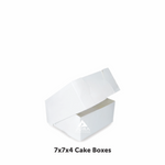 7x7x4 inch Cake Boxes