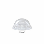 92mm Domed Lids For PET Cups