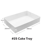 #25 Jura Cake/Food Trays – White