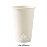16oz White Single Wall Coffee Cups