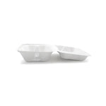 Pack 50pcs 9x6x3 – Bagasse Snack Pack Clamshell