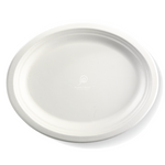 Large Oval Sugarcane Plate – 12.5×10″