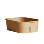 650ml Kraft Rectangular Container