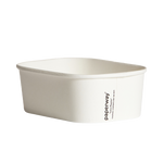 750ml White Rectangular Container