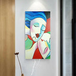 Minimalism Framed Art Canvas Oil Painting Pure Hand Painted Home Decor