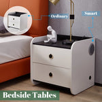 Bedside Tables Storage Cabinet Drawers Side Table Bedroom Nightstand