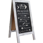Blackboard A-Frame Chalk Board Sandwich Board Footpath Sign