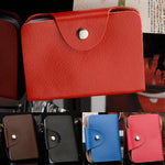 Men's Slim ID Credit Card Holder Pocket Case Purse Wallet For Cards PU Leather