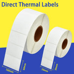 100x60mm 50x30mm Direct Thermal Label Barcode Courier Shipping Label Sticker
