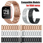 Luxury Replace Stainless Steel Strap Wrist Band Bracelet For Fitbit Versa Watch