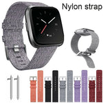 Replacement Band For Fitbit Versa Fabric Luxury Watch Sports Strap Wristband