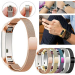 Watch Strap Milanese Stainless Steel Band Magnetic Loop For Fitbit Charge 2