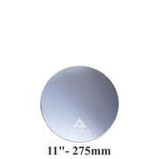 11″ Round Silver Cake Boards – Standard