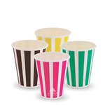 12oz Candy Stripe Cold Drink Cups