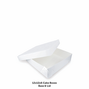 12x12x6 inch Cake Boxes (Base & Lid)