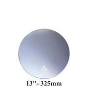 13″ Round Silver Cake Boards – Standard