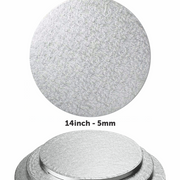14″ Round Masonite Cake Boards