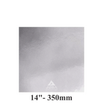 14″ Square Silver Cake Boards – Standard