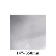 14″ Square Silver Cake Boards – Standard