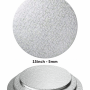 15″ Round Masonite Cake Boards