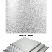 16″ Square Masonite Cake Boards