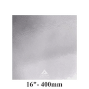 16″ Square Silver Cake Boards – Standard