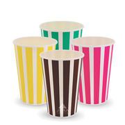 16oz Candy Stripe Cold Drink Cups