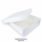 18x18x5″ Cake Boxes (Base & Lid)