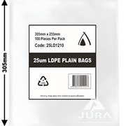 12×10 25um LDPE Poly Bags