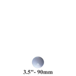 3.5″ Round Silver Cake Boards – Standard